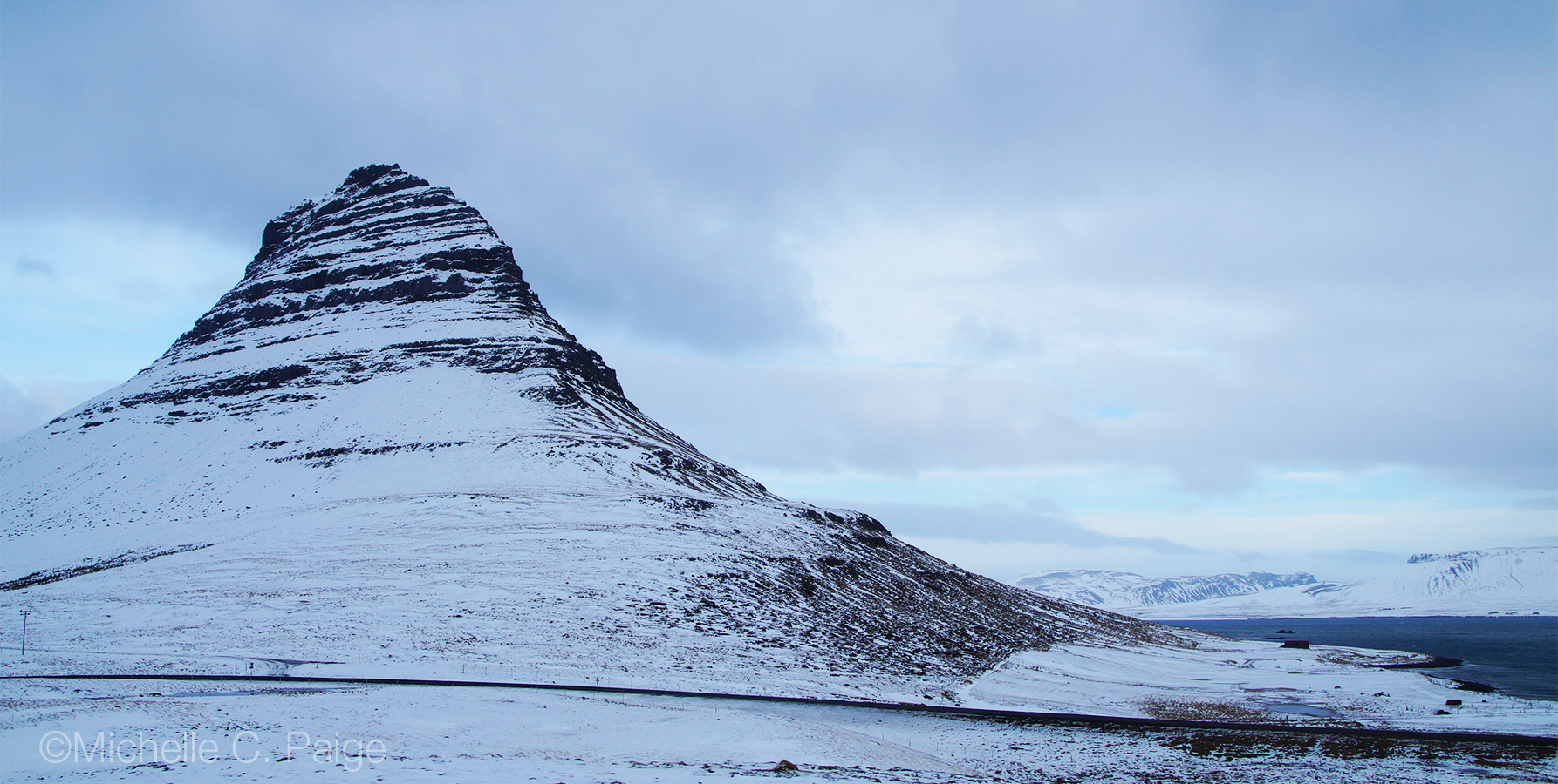 View of Kirkjufell mountain